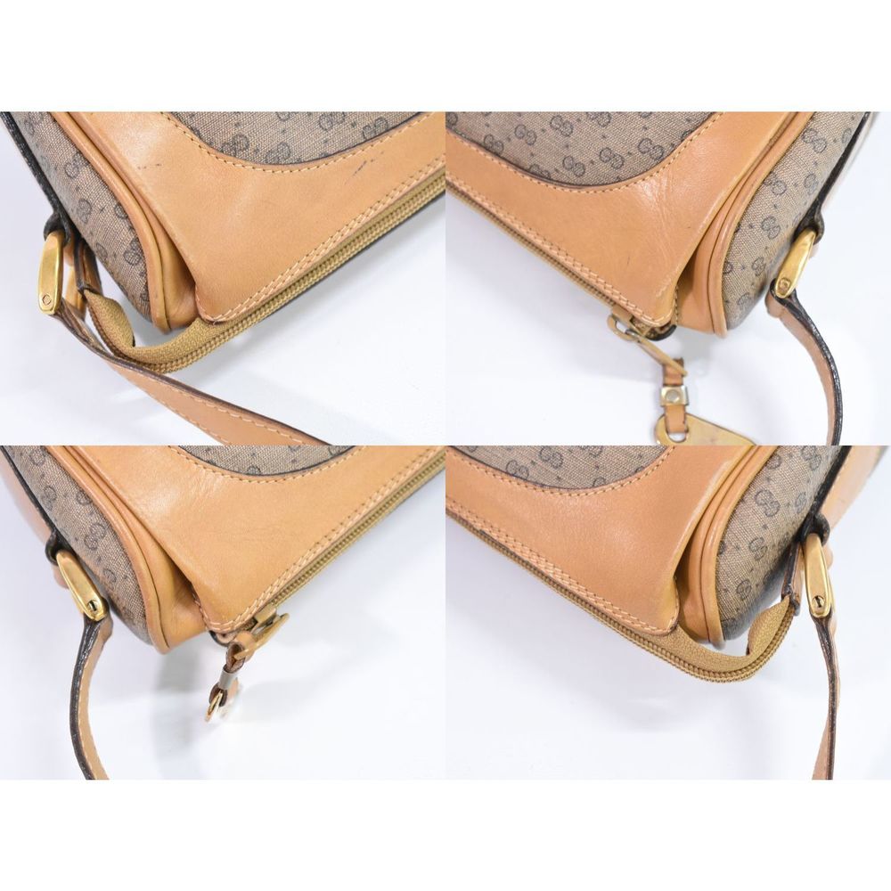 Gucci Bag Micro Brown Beige GG Shoulder - Picture 6 of 9